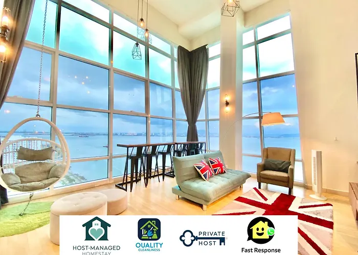 Maritime Suite #Pool Table #Full Seaview #Georgetown #6Pax #2Br 2Bath #1King 2Single 2Floor Mattress #Quality Well Maintained #Private Host